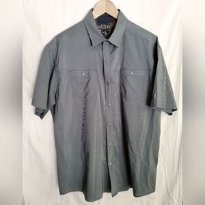 Kuhl Stealth short sleeve button up in grey size XL